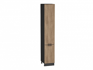 Шкаф пенал с 2-мя дверцами Флэт 2336*400*574 Natural Casella Oak 2S / Graphite