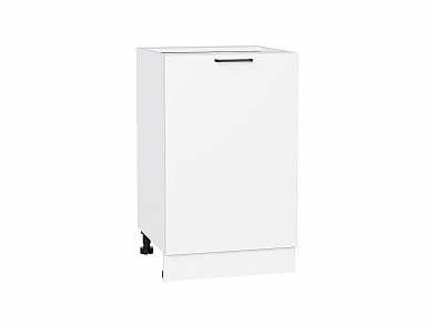 Шкаф нижний с 1-ой дверцей Флэт 816*500*478 White In 2S / Белый