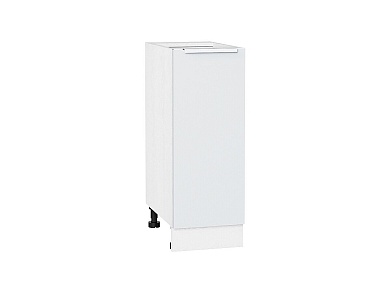 Шкаф нижний с 1-ой дверцей Фьюжн 816*300*480 Silky White / Белый