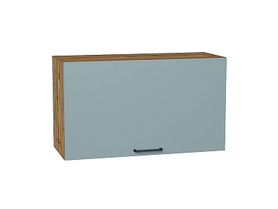 Шкаф верхний горизонтальный Флэт 458*800*318 Grey-green In 2S / Дуб Вотан