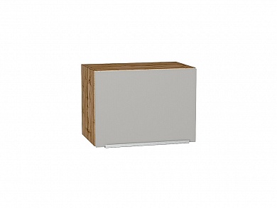 Шкаф верхний горизонтальный Фьюжн 358*500*320 Silky Light Grey / Дуб Вотан