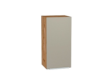 Шкаф верхний с 1-ой дверцей Фьюжн 716*350*320 Silky Grey / Дуб Вотан