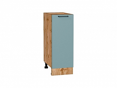 Шкаф нижний с 1-ой дверцей Флэт 816*300*478 Grey-green In 2S / Дуб Вотан