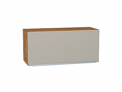Шкаф верхний горизонтальный Фьюжн 358*800*320 Silky Grey / Дуб Вотан