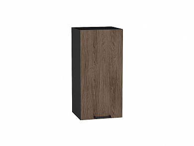 Шкаф верхний с 1-ой дверцей Флэт 716*350*318 Brown Casella Oak 2S / Graphite