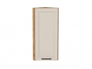 Шкаф верхний торцевой Нео 920*300*306 Cream Silk / Дуб Вотан