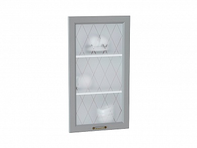 Комплект фасадов Ницца со стеклом для каркаса Ф-35Н В509 916*496*16 Графит