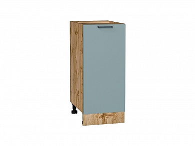 Шкаф нижний с 1-ой дверцей Флэт 816*350*478 Grey-green In 2S / Дуб Вотан