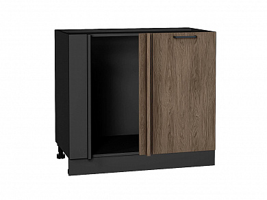 Шкаф нижний угловой Флэт 816*890*478 Brown Casella Oak 2S / Graphite