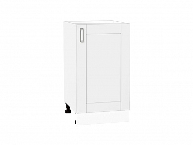 Шкаф нижний с 1-ой дверцей Лофт 816*450*480 White Silk / Белый