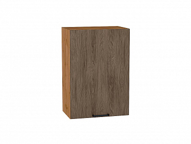 Шкаф верхний с 1-ой дверцей Флэт 716*500*318 Brown Casella Oak 2S / Дуб Вотан