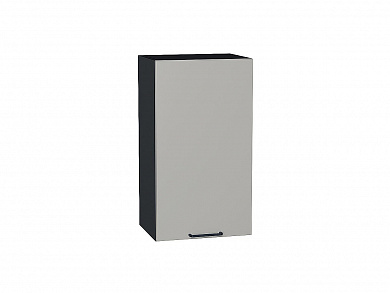 Шкаф верхний с 1-ой дверцей Флэт 716*400*318 Light Grey In 2S / Graphite