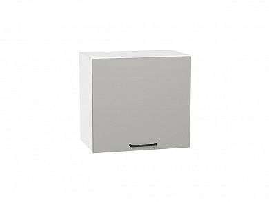 Шкаф верхний горизонтальный Флэт 458*500*318 Light Grey In 2S / Белый