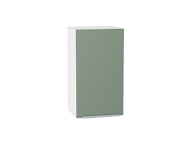 Шкаф верхний с 1-ой дверцей Фьюжн 716*400*320 Silky Mint / Белый