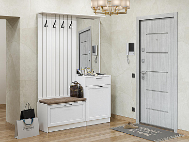 Стиль-02 2090*1400*380 White Silkwood