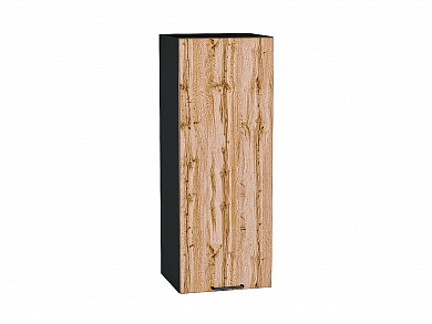 Шкаф верхний с 1-ой дверцей Флэт 920*350*318 Wotan Oak 2S / Graphite