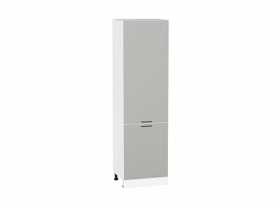 Шкаф пенал с 2-мя дверцами Флэт 2132*600*574 Light Grey In 2S / Белый