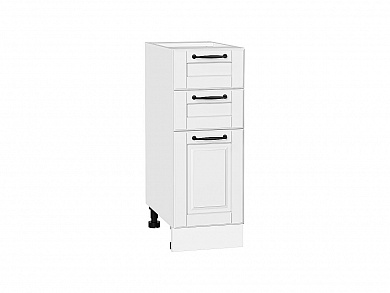 Шкаф нижний с 3-мя ящиками Дублин 816*300*478 Special White / Белый