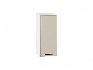 Шкаф верхний с 1-ой дверцей Фрейм 716*300*324 Cream Silk / Белый