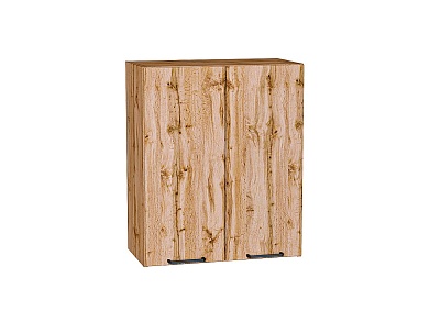 Шкаф верхний с 2-мя дверцами Флэт 716*600*318 Wotan Oak 2S / Дуб Вотан