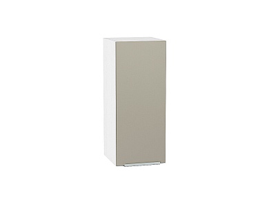 Шкаф верхний с 1-ой дверцей Фьюжн 716*300*320 Silky Grey / Белый