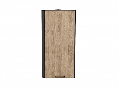 Шкаф верхний торцевой Флэт 920*300*306 Natural Casella Oak 2S / Graphite