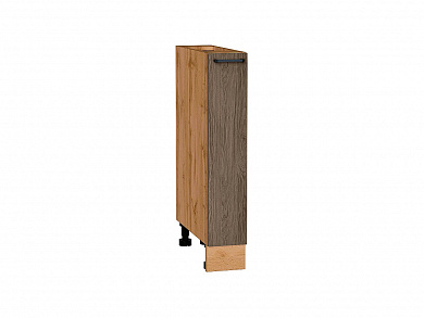 Шкаф нижний бутылочница Флэт 816*150*478 Brown Casella Oak 2S / Дуб Вотан