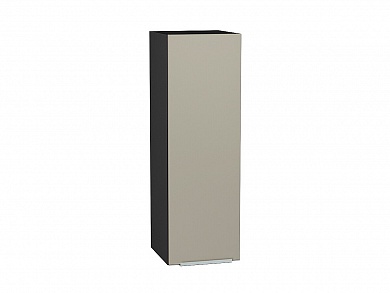 Шкаф верхний с 1-ой дверцей Фьюжн 920*300*320 Silky Grey / Graphite