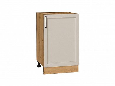 Шкаф нижний с 1-ой дверцей Сканди 816*500*480 Cream Silkwood / Дуб Вотан