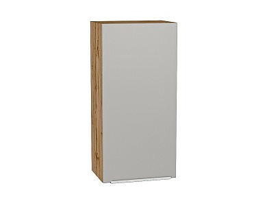 Шкаф верхний с 1-ой дверцей Фьюжн 920*450*320 Silky Light Grey / Дуб Вотан