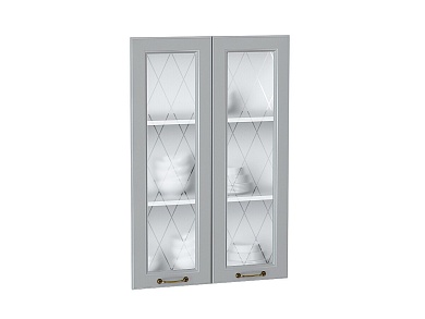 Комплект фасадов Ницца со стеклом для каркаса Ф-45Н В609 916*592*16 Графит