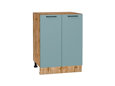 Шкаф нижний с 2-мя дверцами Флэт 816*600*478 Grey-green In 2S / Дуб Вотан
