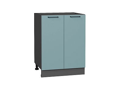 Шкаф нижний с 2-мя дверцами Флэт 816*600*478 Grey-green In 2S / Graphite