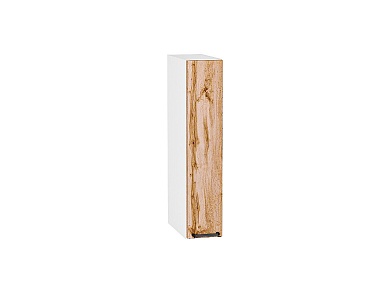 Шкаф верхний бутылочница Флэт 716*150*318 Wotan Oak 2S / Белый
