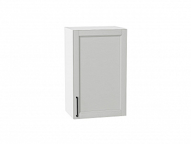 Шкаф верхний с 1-ой дверцей Сканди 716*450*320 Grey Silkwood / Белый