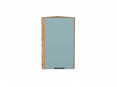 Шкаф верхний торцевой Флэт 716*300*306 Grey-green In 2S / Дуб Вотан