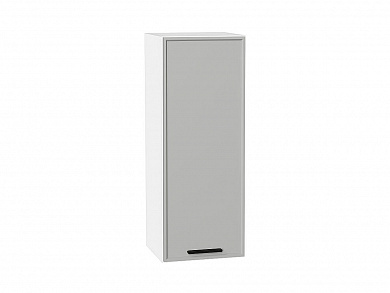 Шкаф верхний с 1-ой дверцей Фрейм 920*350*324 Grey Silk / Белый