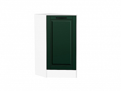 Шкаф нижний торцевой Дублин 816*296*552 Special Green / Белый