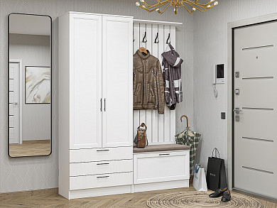 Стиль-03 2110*1600*380 White Silkwood