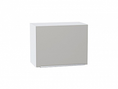Шкаф верхний горизонтальный Фьюжн 458*600*318 Silky Light Grey / Белый
