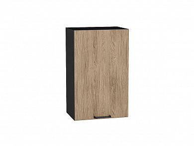 Шкаф верхний с 1-ой дверцей Флэт 716*450*318 Natural Casella Oak 2S / Graphite