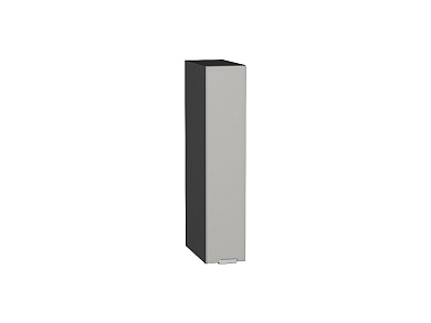 Шкаф верхний бутылочница Фьюжн 716*150*320 Silky Light Grey / Graphite