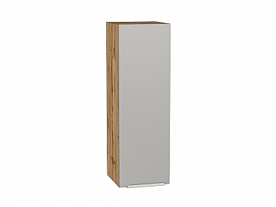 Шкаф верхний с 1-ой дверцей Фьюжн 920*300*320 Silky Light Grey / Дуб Вотан