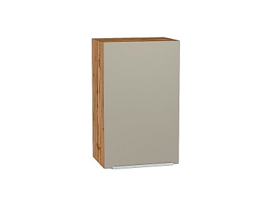 Шкаф верхний с 1-ой дверцей Фьюжн 716*450*320 Silky Grey / Дуб Вотан