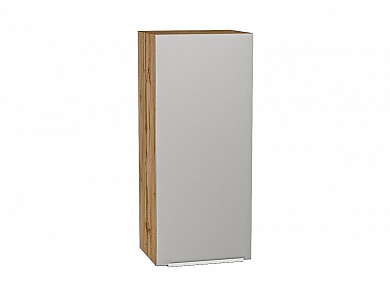 Шкаф верхний с 1-ой дверцей Фьюжн 920*400*320 Silky Light Grey / Дуб Вотан