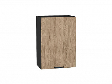 Шкаф верхний с 1-ой дверцей Флэт 716*500*318 Natural Casella Oak 2S / Graphite