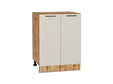Шкаф нижний с 2-мя дверцами Флэт 816*600*478 Cashmere In 2S / Дуб Вотан