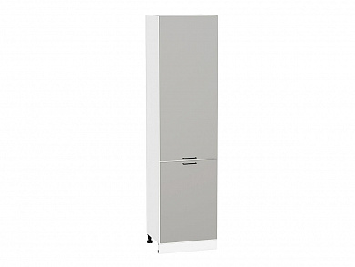 Шкаф пенал с 2-мя дверцами Флэт 2336*600*574 Light Grey In 2S / Белый