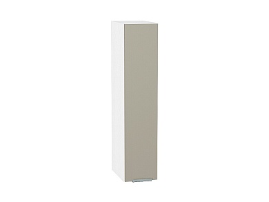 Шкаф верхний бутылочница Фьюжн 920*200*320 Silky Grey / Белый