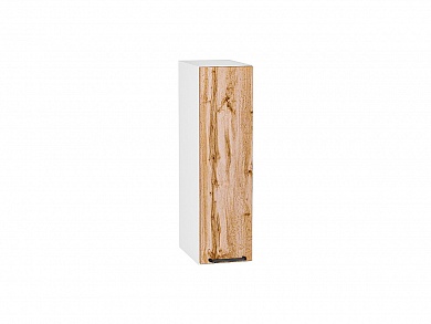 Шкаф верхний бутылочница Флэт 716*200*318 Wotan Oak 2S / Белый